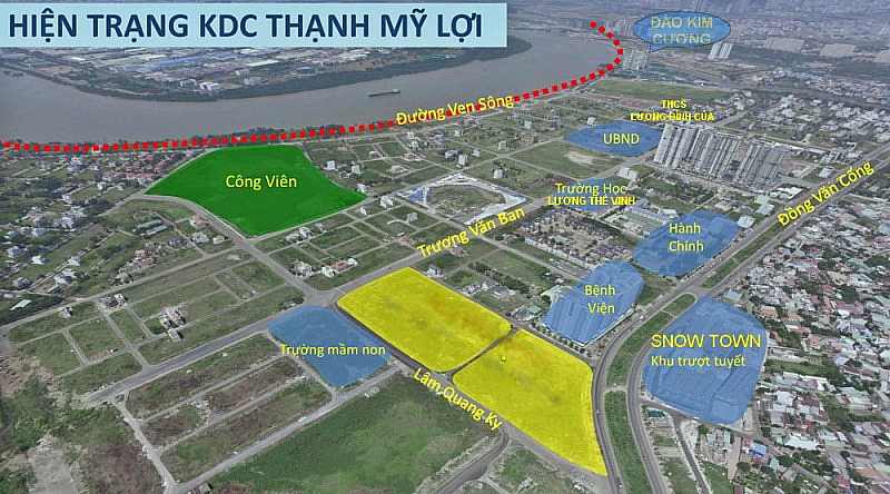 Hiện trạng khu dân cư Thạnh Mỹ Lợi