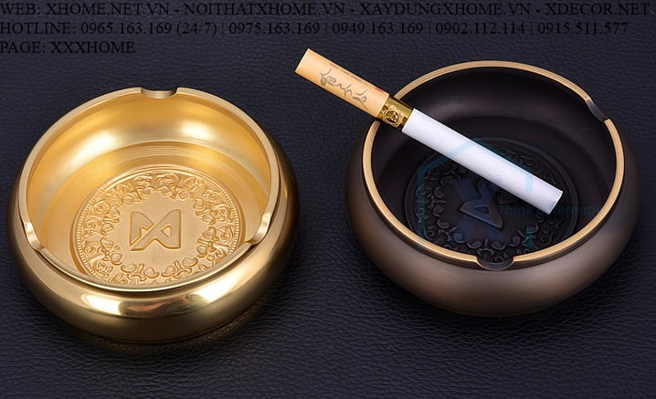 Decor bằng đồng X HOME Hà Nội Hồ Chí Minh Gạt tàn thuốc lá