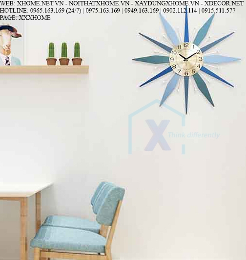 ĐỒNG HỒ TREO TƯỜNG X HOME SÀI GÒN HỒ CHÍ MINH HÀ NỘI XHOME3614