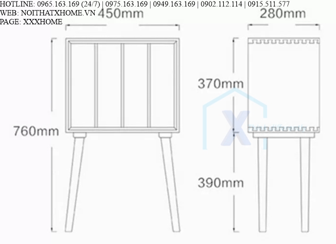 GIÁ SÁCH TỦ SÁCH GỖ X HOME Hà Nội Sài Gòn Hồ Chí Minh XHOME3305