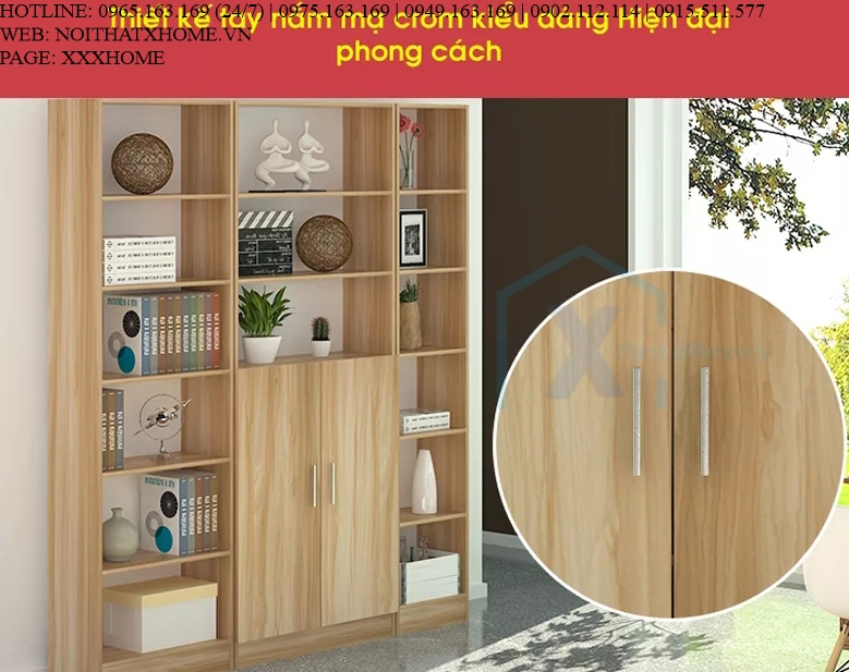 GIÁ SÁCH TỦ SÁCH GỖ X HOME Hà Nội Sài Gòn Hồ Chí Minh XHOME3316