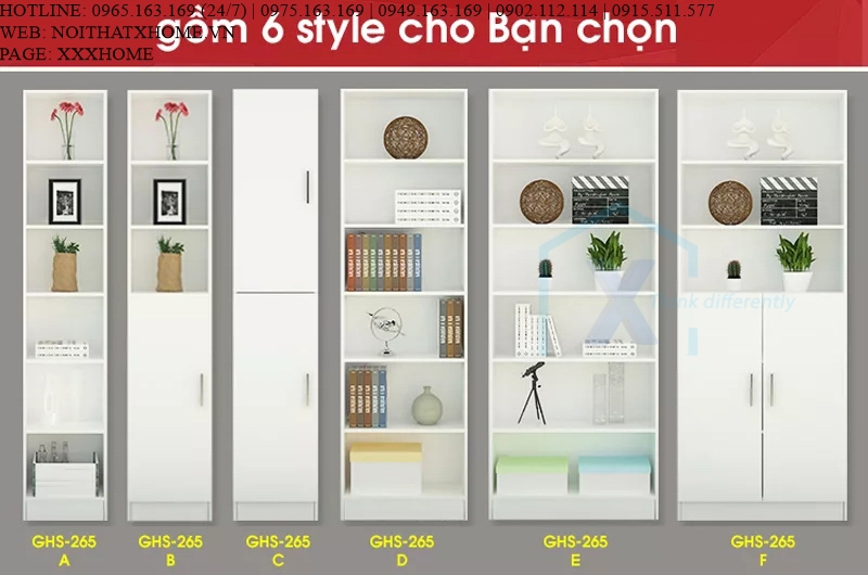 GIÁ SÁCH TỦ SÁCH GỖ X HOME Hà Nội Sài Gòn Hồ Chí Minh XHOME3316