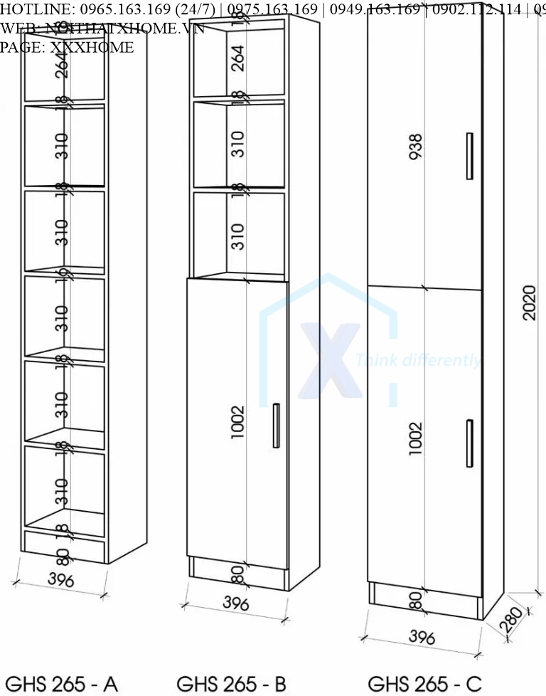 GIÁ SÁCH TỦ SÁCH GỖ X HOME Hà Nội Sài Gòn Hồ Chí Minh XHOME3316