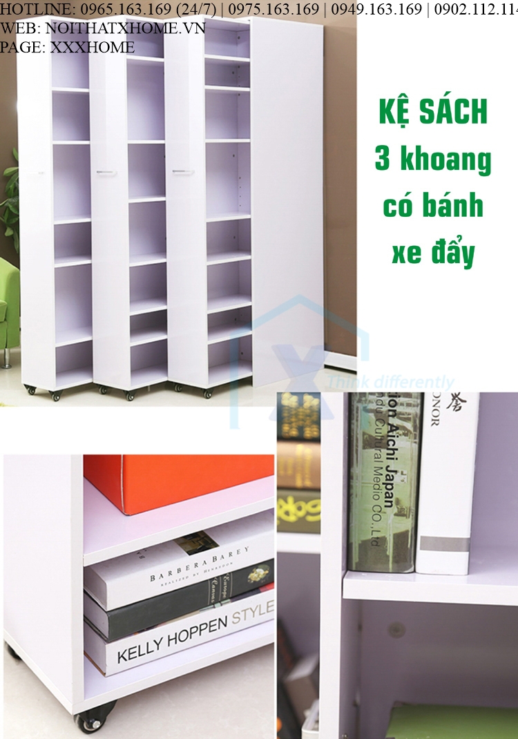 GIÁ SÁCH TỦ SÁCH GỖ X HOME Hà Nội Sài Gòn Hồ Chí Minh XHOME4424