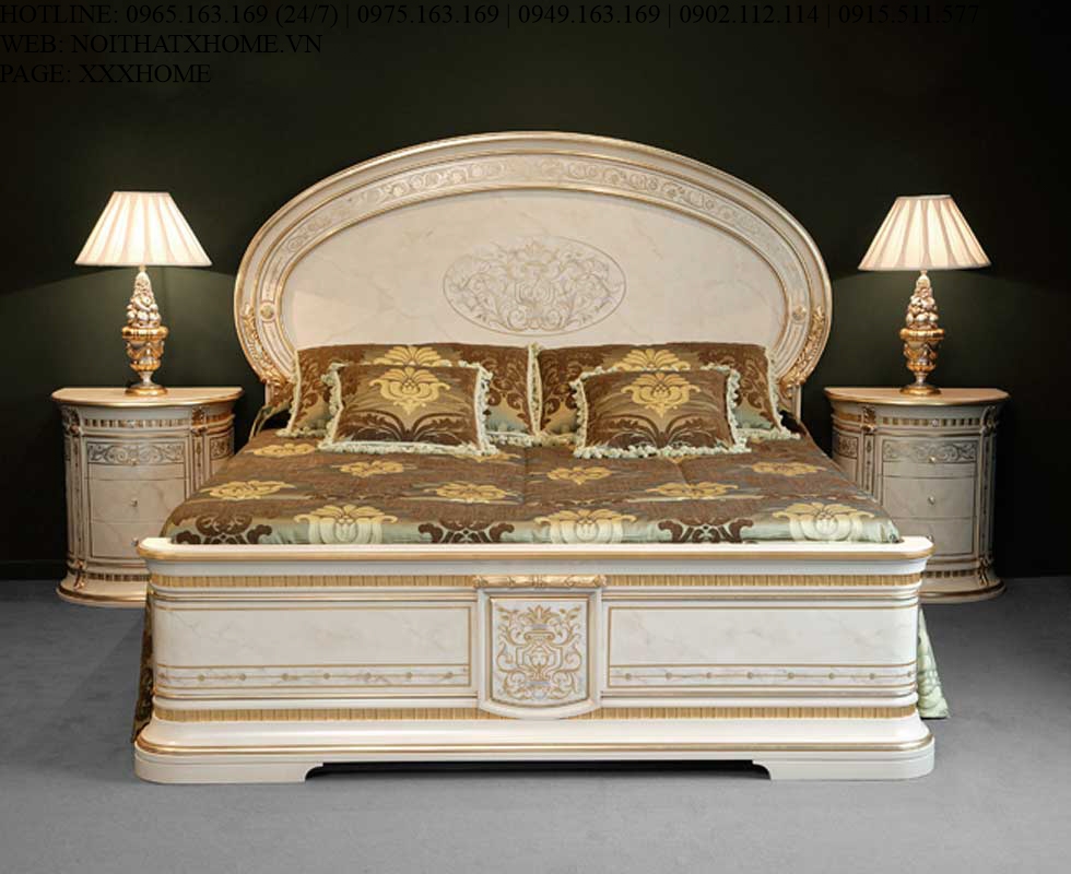 Giường ngủ Vicente - Hermitage Lacquered X HOME Hà Nội