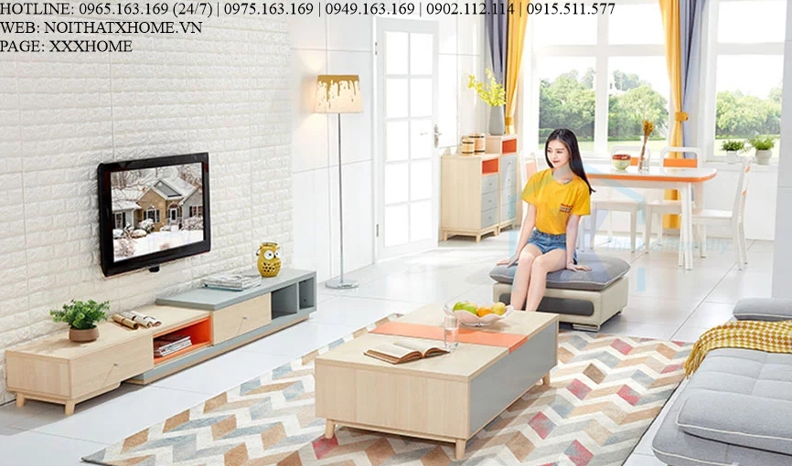 KỆ TIVI GỖ X HOME Hà Nội Sài Gòn Hồ Chí Minh XHOME2211