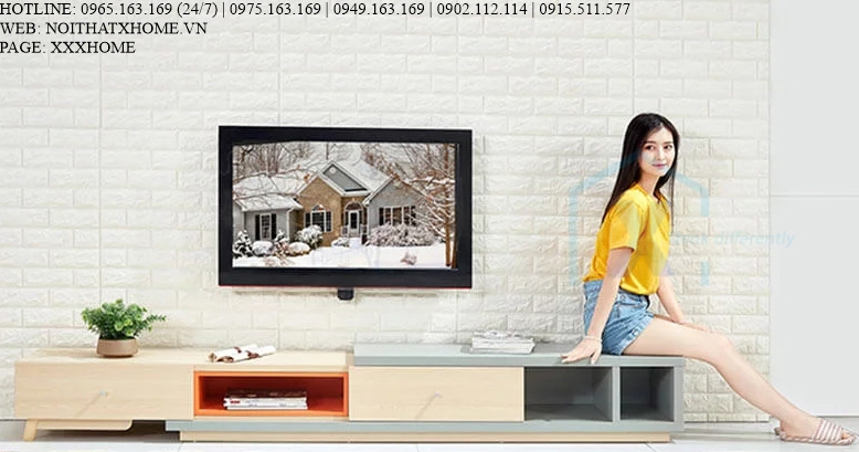 KỆ TIVI GỖ X HOME Hà Nội Sài Gòn Hồ Chí Minh XHOME2211