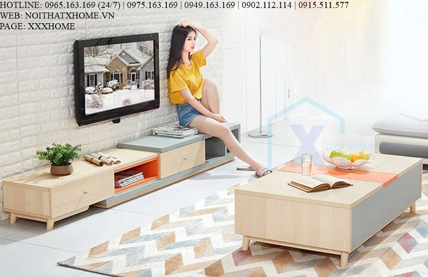 KỆ TIVI GỖ X HOME Hà Nội Sài Gòn Hồ Chí Minh XHOME2211