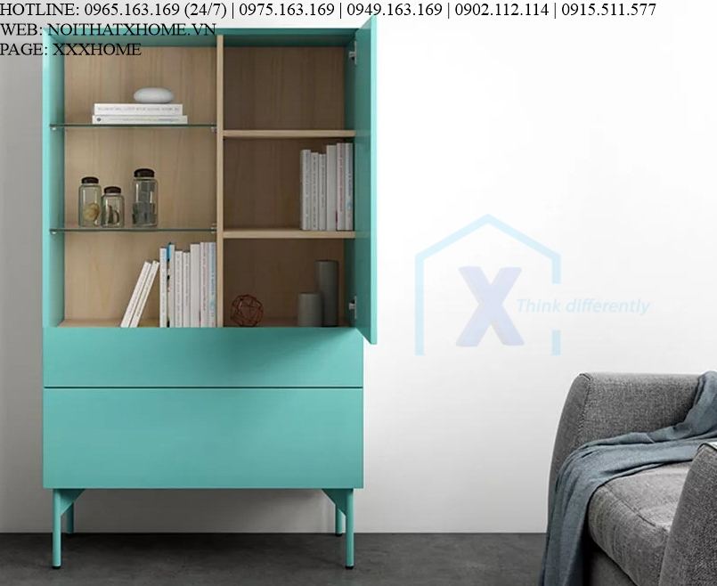 TỦ KỆ TRANG TRÍ GỖ X HOME Hà Nội Sài Gòn Hồ Chí Minh XHOME3303