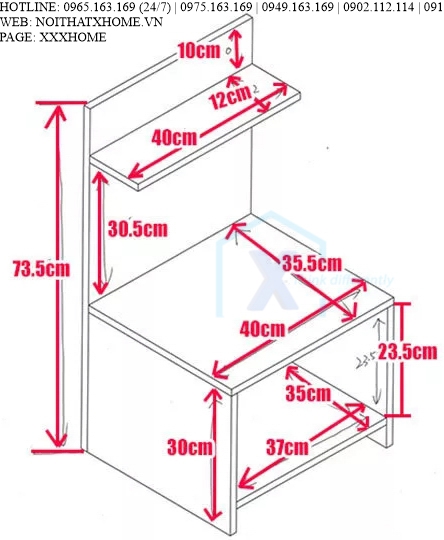 TỦ KỆ GỖ TRANG TRÍ X HOME Hà Nội Sài Gòn Hồ Chí Minh XHOME3339