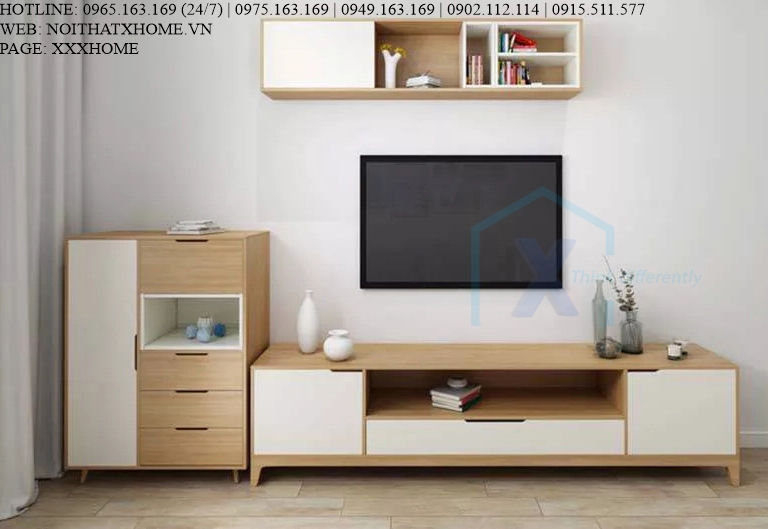 TỦ KỆ GỖ TRANG TRÍ X HOME Hà Nội Sài Gòn Hồ Chí Minh XHOME4406