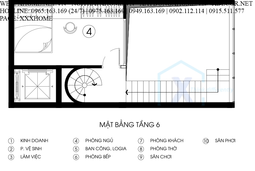 THIẾT KẾ THI CÔNG KIẾN TRÚC NHÀ PHỐ X HOME HÀ NỘI XHOME11