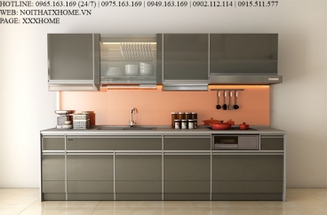 Tủ bếp Takara Standard - EMAGE màu VPG X HOME Hà Nội