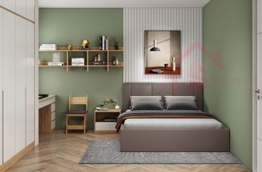 S HOME Combo mẫu nội thất phòng ngủ đẹp hiện đại tiện dụng SHOME6814