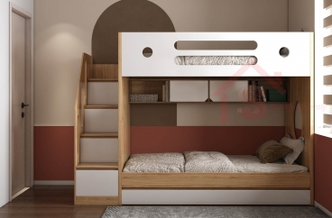 S HOME Combo mẫu nội thất phòng ngủ cho bé  đẹp hiện đại tiện dụng SHOME6802