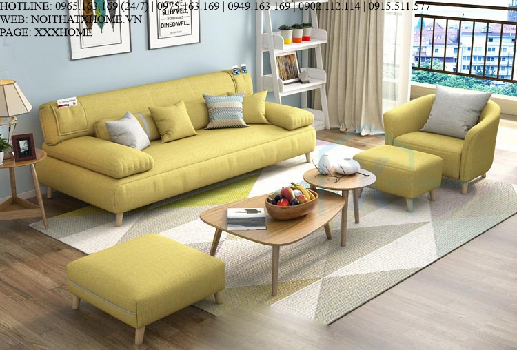 GHẾ SOFA NỈ CAO CẤP X HOME Hà Nội XHOME1206