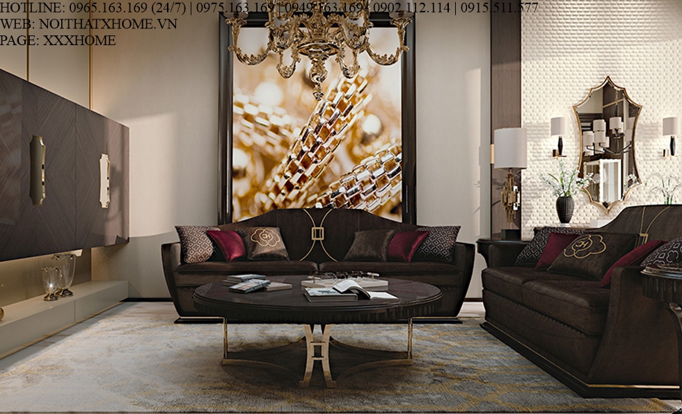 Sofa ghế ba Carpanese Home - Art.7039 X HOME Hà Nội