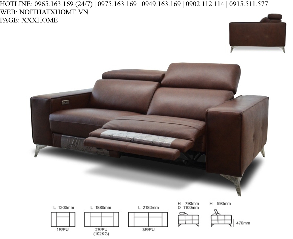 Bộ sofa SZ 2827 X HOME Hà Nội
