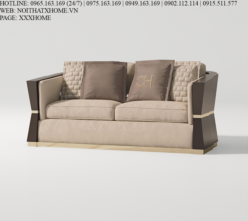 Sofa ghế đôi Carpanese Home - Art.7536 X HOME Hà Nội