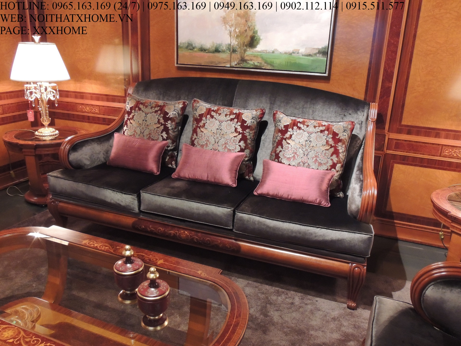 Bộ sofa Vicente - Praga Palage/FLB03+FLB04 X HOME Hà Nội