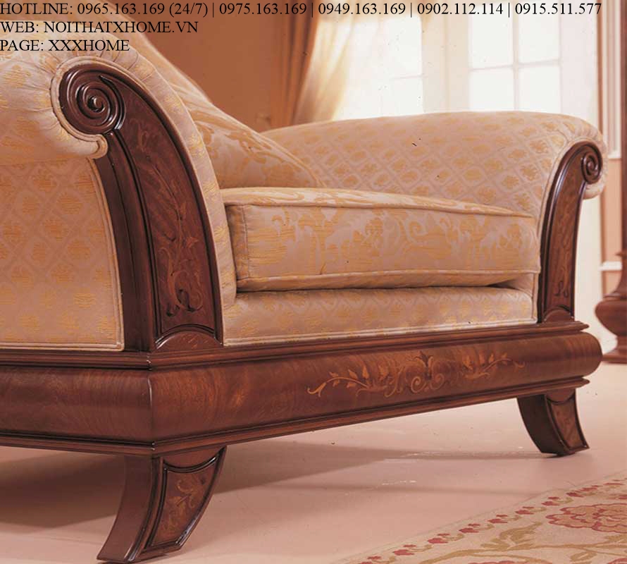 Bộ sofa Vicente - Verona Walnut Gold/FLB01+FLB02 X HOME Hà Nội