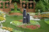 Sỏi đá trong thiết kế sân vườn 