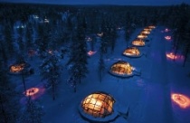Sang Phần Lan ngủ lều tuyết, ngắm Bắc Cực Quang 