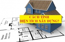 Cách tính diện tích sàn xây dựng trong giấy phép xây dựng