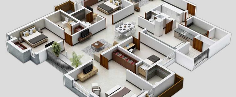  Khám phá những mô hình thiết kế căn hộ 3 phòng ngủ đáng sở hữu (P2)					