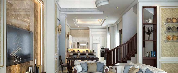  Thiết kế nội thất tân cổ điển căn hộ nhà chị Linh – Đông Anh					