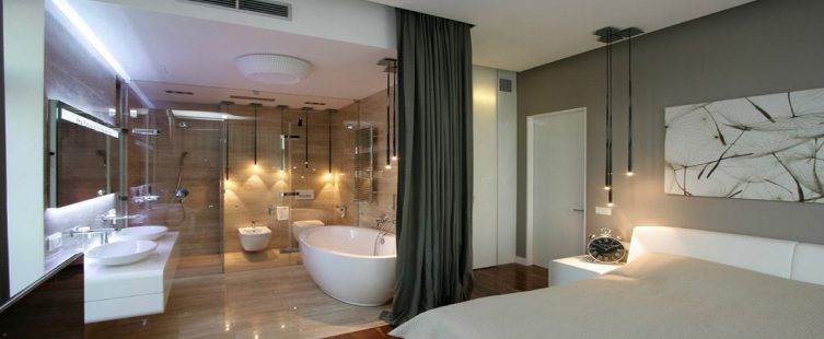  5 nguyên tắc “vàng” trong thiết kế phòng ngủ có nhà vệ sinh					