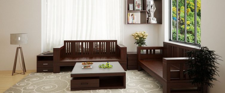  15+ mẫu sofa gỗ hiện đại đẹp hút ánh nhìn cho phòng khách gia đình					