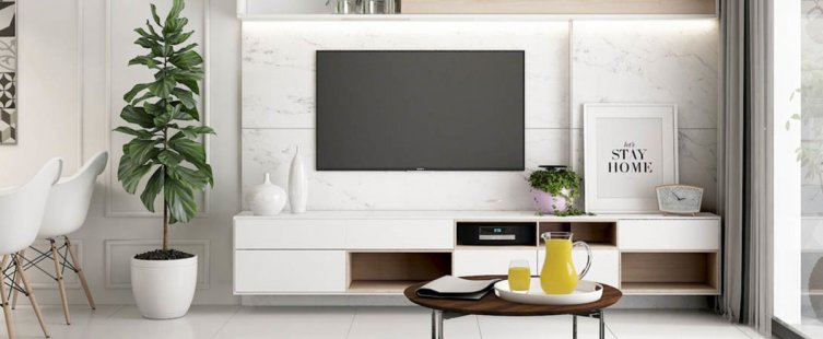  [Tuyển chọn]: Các mẫu kệ tivi 3 tầng đẹp nhất dành cho phòng khách					