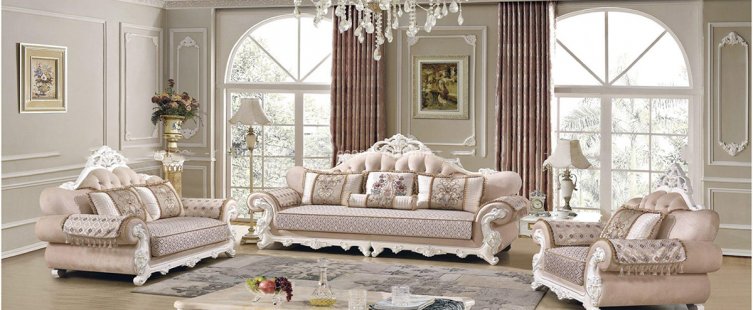  Tổng hợp những mẫu sofa nỉ tân cổ điển đẹp mê hồn					