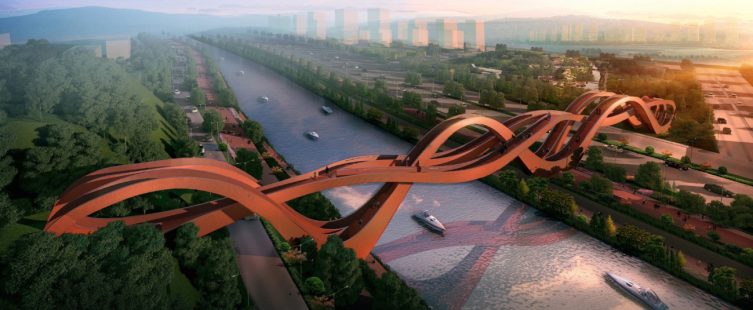  Lucky Knot Bridge – Cây cầu nút thắt may mắn ở Trung Quốc					