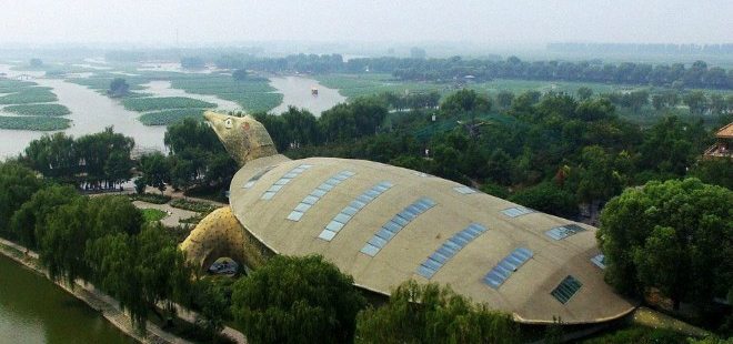  Xuýt xoa với toà nhà kiến trúc hình con rùa lớn nhất thế giới					