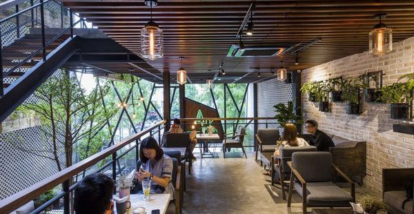  An’ Garden Café- khi thiết kế công nghiệp trở nên nghệ thuật					