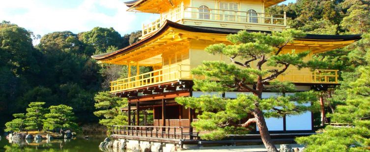  Hoa mắt với ngôi đền dát vàng Kinkakuji từng là quốc bảo ở Nhật Bản					