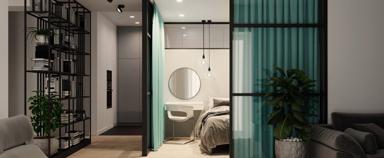  Thiết kế nội thất chung cư PCC1 Thanh Xuân 55m2 đẹp đơn giản					