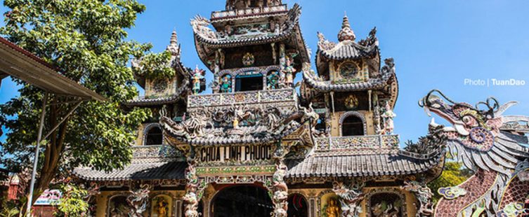  Chùa Linh Phước – Công trình kiến trúc đậm đà bản sắc Á Đông					