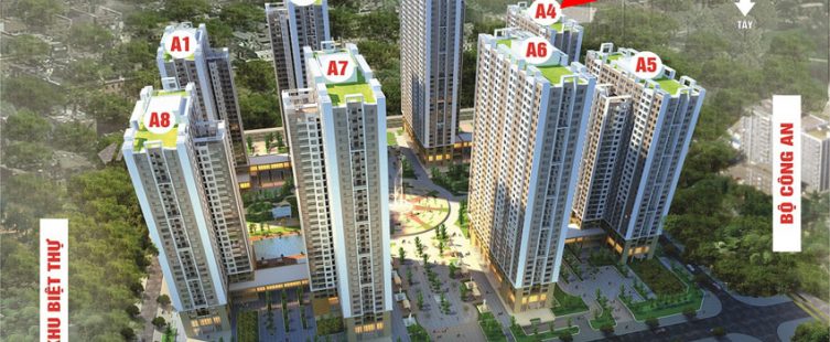 Chi tiết mẫu thiết kế mặt bằng của 8 toà chung cư An Bình City					