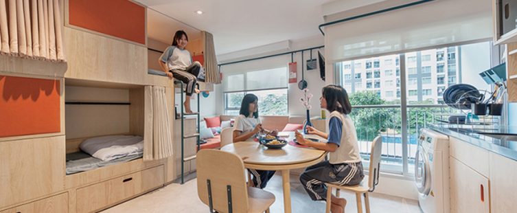  Thiết kế căn hộ “học bổng không gian” của 7 sinh viên tại Bangkok					