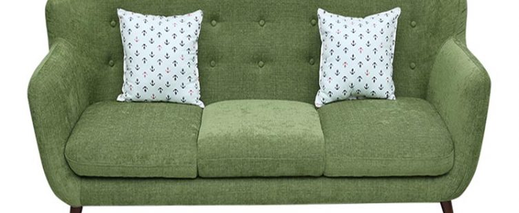  Adayroi- tặng mã giảm giá 35% khi mua văng sofa nỉ xanh rêu hiện đại					