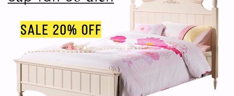  ☆ Ưu đãi tháng 9: giảm giá 20% mẫu giường ngủ Juliet Kid Jang In hiện đại với giá cực rẻ					