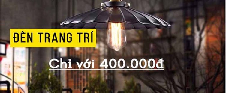  Chỉ với 400.000đ sở hữu ngay mẫu đèn trần trang trí độc đáo chỉ có tại Go Home					