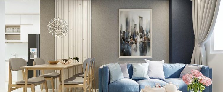  Phong cách thiết kế nội thất căn hộ 64m² nhà chị Duyên – Gold Season					