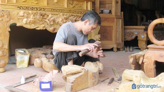  Tìm hiểu tinh hoa nghề mộc thủ công mỹ nghệ ở làng Chàng Sơn – Hà Nội					