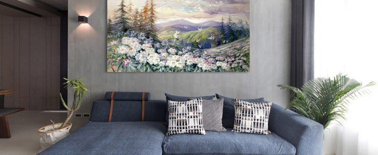  [ Tư vấn ] Cách chọn tranh Canvas phòng khách tạo điểm nhấn cực chất					
