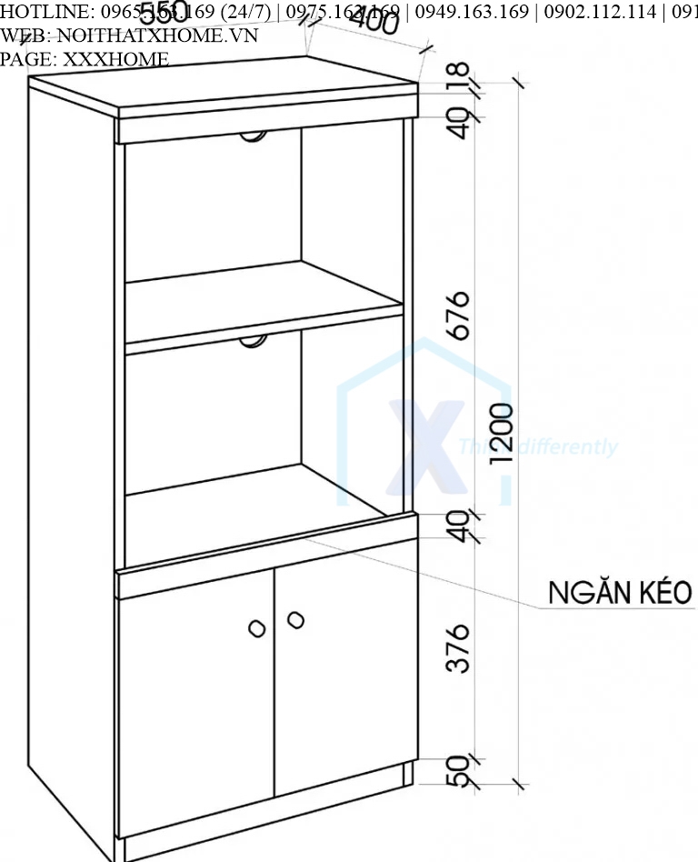 TỦ BẾP GỖ X HOME HÀ NỘI SÀI GÒN HỒ CHÍ MINH XHOME2239