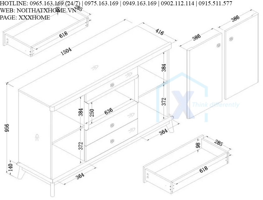 TỦ BẾP GỖ X HOME HÀ NỘI SÀI GÒN HỒ CHÍ MINH XHOME2223